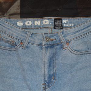 S.O.N.G - Slim Fit High-Waisted Jeans